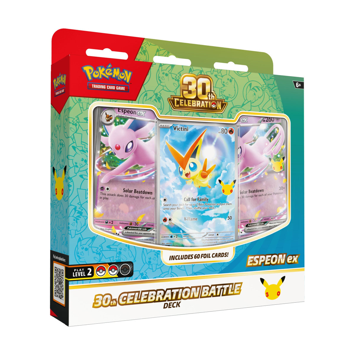30th Celebration Espeon ex Battle Deck, scellé d'usine