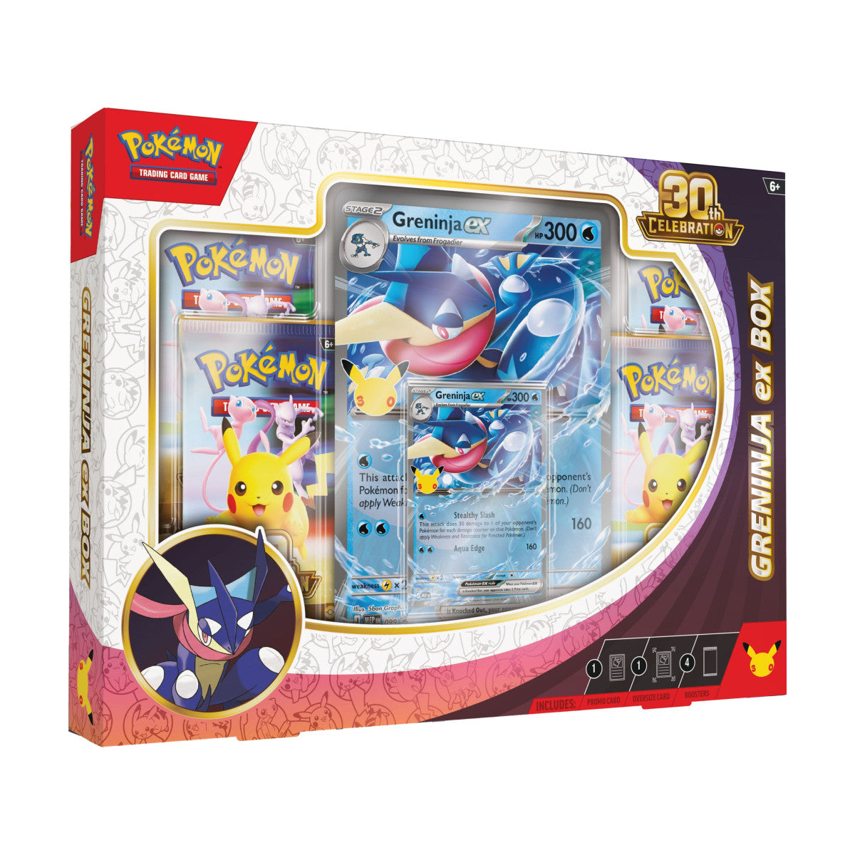 30th Celebration Pokémon ex Box—Greninja ex, scellé d'usine