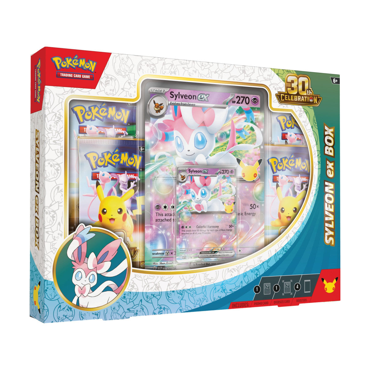 30th Celebration Pokémon ex Box—Sylveon ex, scellé d'usine